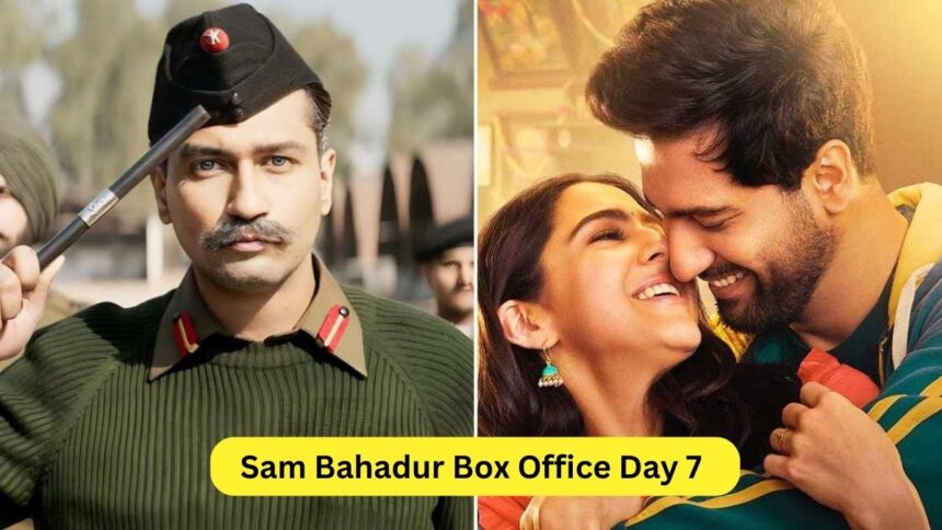 Sam Bahadur Box Office Collection Day 7: विक्की कौशल की फिल्म 'सैम बहादुर' रिलीज के 7वें दिन जाने कितनी कर कमाई